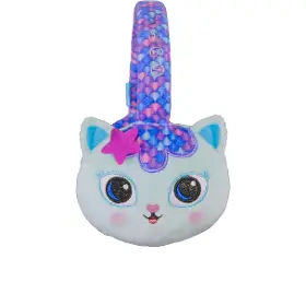 Slúchadlá bezdrôtové - Lazerbuilt Gabbys Dollhouse Plush Bluetooth headphones - Mercat - 2