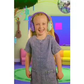 Slúchadlá bezdrôtové - Lazerbuilt Gabbys Dollhouse Plush Bluetooth headphones - Mercat - 6