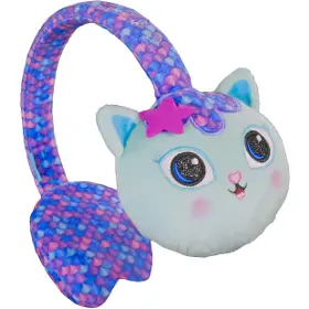 Slúchadlá bezdrôtové - Lazerbuilt Gabbys Dollhouse Plush Bluetooth headphones - Mercat - 1