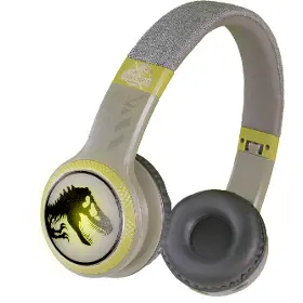 Slúchadlá bezdrôtové - Lazerbuilt Jurassic world Light-Up Bluetooth Headphones - 3