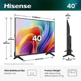 LED televízor - Hisense 40A4S - 7