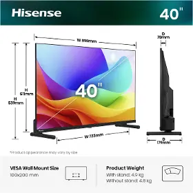 QLED televízor - Hisense 40A5S - 9