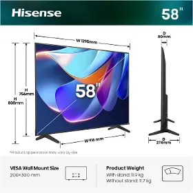 LED televízor - Hisense 58A6S - 8