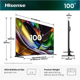 LED televízor - Hisense 100UR8S - 3