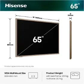 Frame QLED TV - Hisense 65S7S - 3