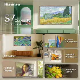 Frame QLED TV - Hisense 65S7S - 5