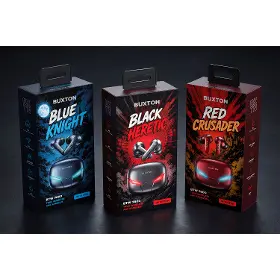 Bezdrátová sluchátka - Buxton BTW 7800 RED CRUSADER - 16