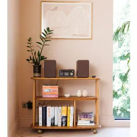Mikrosystém - Pure Acoustics Classic Stereo Mini hnědý - 5