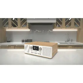 Rádio s CD - Pure Acoustics Classic C-D6 White - 4