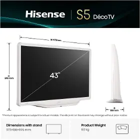 QLED televízor - Hisense 43S5Q - 6