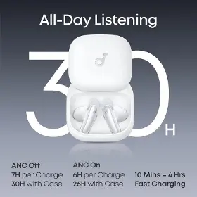 Slúchadlá True Wireless - Anker Liberty Buds biela - 6