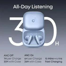 Slúchadlá True Wireless - Anker Liberty Buds modrá - 6