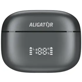 Bezdrátová sluchátka - Aligator SUPER ANC+ černá - 2