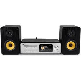 Minisystém - JVC MX-E455S stříbrný - 3
