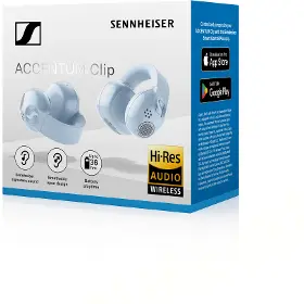 Bezdrátová sluchátka - Sennheiser ACCENTUM Clip Ice Blue - 3