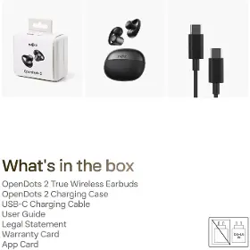 Slúchadlá True Wireless - Shokz OpenDots 2 Black - 8