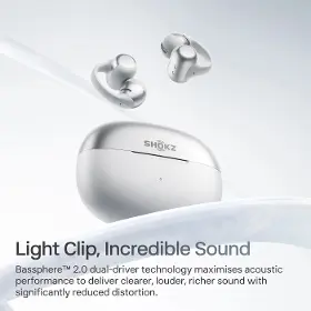 Slúchadlá True Wireless - Shokz OpenDots 2 Grey - 5