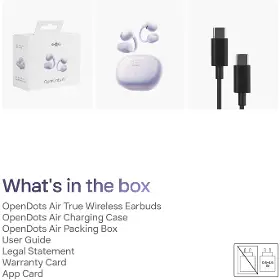 Slúchadlá True Wireless - Shokz OpenDots Air Purple - 10