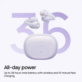 Slúchadlá True Wireless - Shokz OpenDots Air Purple - 7