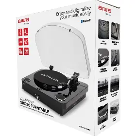Gramofón - Aiwa GBTUR-200BK - 13