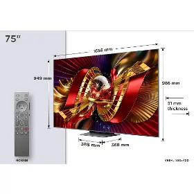 QLED televize - TCL 75C8L - 5