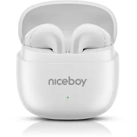 True Wireless sluchátka - Niceboy Beans 5 POP White - 1