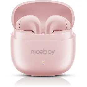 True Wireless sluchátka - Niceboy Beans 5 POP Pink - 1