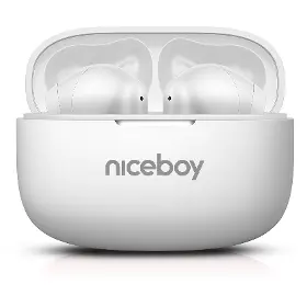 True Wireless sluchátka - Niceboy Beans 5 PRO White - 1