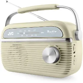 Rádio - JVC RA-E215Y béžový - 4