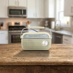 Rádio - JVC RA-E215Y béžový - 8