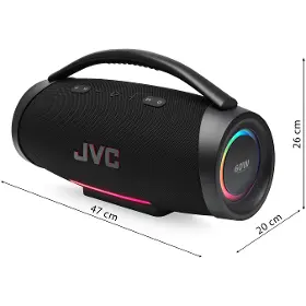 Bezdrátový reproduktor - JVC XS-E834B černý - 5