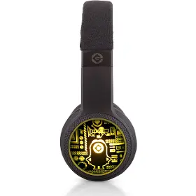 Bezdrátová sluchátka - Lazerbuilt Minions Light-Up Bluetooth Headphones - 2