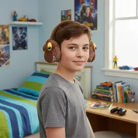 Bezdrátová sluchátka - Lazerbuilt Jurassic World Plush Bluetooth Headphones - 14
