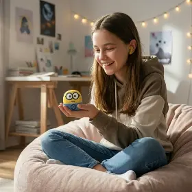 True Wireless sluchátka - Lazerbuilt Minions TWS Earphones - 11