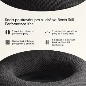 Náhrad. náušníky pro sluchátka - Beats 360 Cushion Kit Black - 2