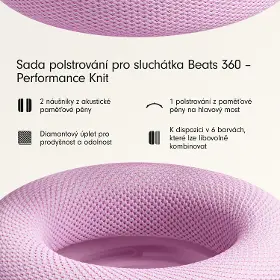 Náhradné náušníky - Beats 360 Cushion Kit Pink - 2