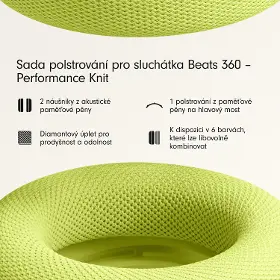 Náhrad. náušníky pro sluchátka - Beats 360 Cushion Kit Volt - 2
