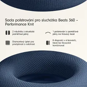 Náhrad. náušníky pro sluchátka - Beats 360 Cushion Kit Blue - 2