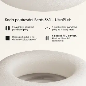 Náhradné náušníky - Beats 360 Ultra Plush Cushion Kit Cloud - 2