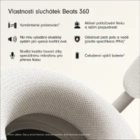 Slúchadlá bezdrôtové - Beats 360 Headphones Knit Cushions Cloud - 2