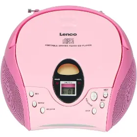 Radiomagnetofon s CD - Lenco SCD-24 Pink - 2