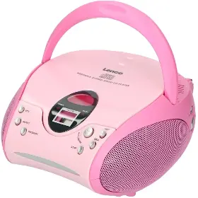 Radiomagnetofon s CD - Lenco SCD-24 Pink - 3
