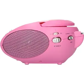 Radiomagnetofon s CD - Lenco SCD-24 Pink - 5