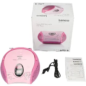 Radiomagnetofon s CD - Lenco SCD-24 Pink - 13