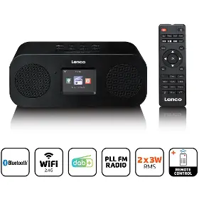 Internetové rádio - Lenco DIR-121BK - 2