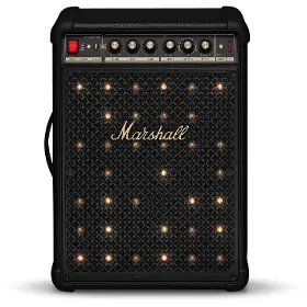 Bezdrátový reproduktor - Marshall Bromley 450 Black and Brass - 2