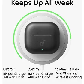 Slúchadlá bezdrôtové - Anker soundcore P42i čierna - 4