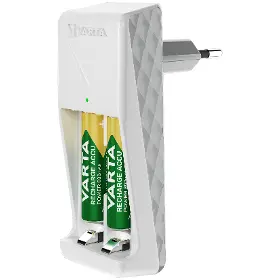 Nabíjačka batérií - VARTA Mini Charger nabíjačka pre párové nabíjanie + 2xAA 2100 - 3