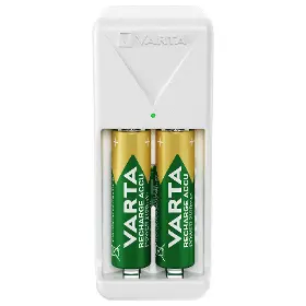 Nabíjačka batérií - VARTA Mini Charger nabíjačka pre párové nabíjanie + 2xAA 2100 - 1