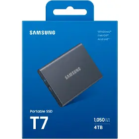 Externí SSD - Samsung Externí SSD T7 4TB Grey - 9